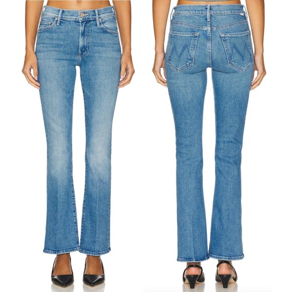 MOTHER Lil Outsider Sneak Jeans Size 31 NWT - Picture 1 of 6